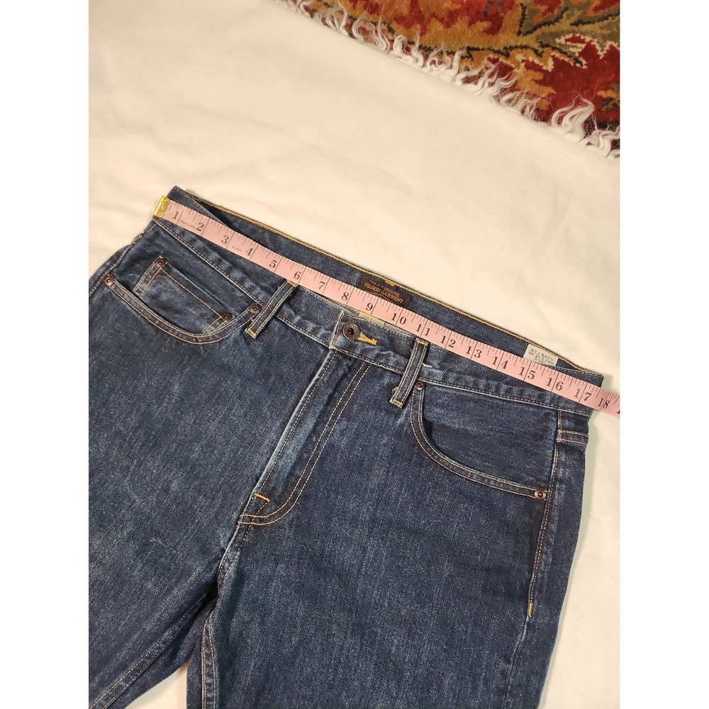 Filson Mens Rail Splitter Jeans 34x34 Straight Leg Made In USA Denim 20172097 - Picture 6 of 15